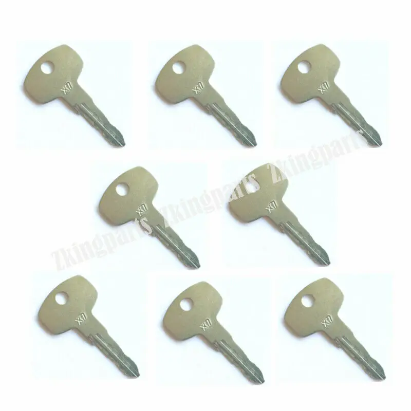 Heavy Equipment For Construction - 8個入り 建設重機用イグニッションキー KEY00-000X7 日産フォークリフト対応