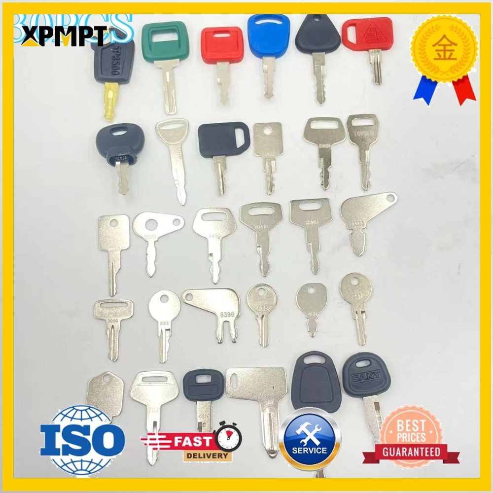 Heavy Equipment Komatsu - 30個入り重機キーセット 5P8500 166 455 9901 コマツ