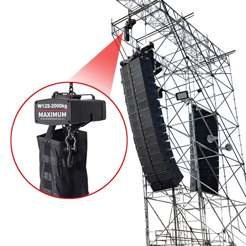 Electric Chain Hoist - MAFヘビーステージ電動ホイストモーター1000kgプロ用電動チェーンホイスト（劇場照明・トラスリギング用）