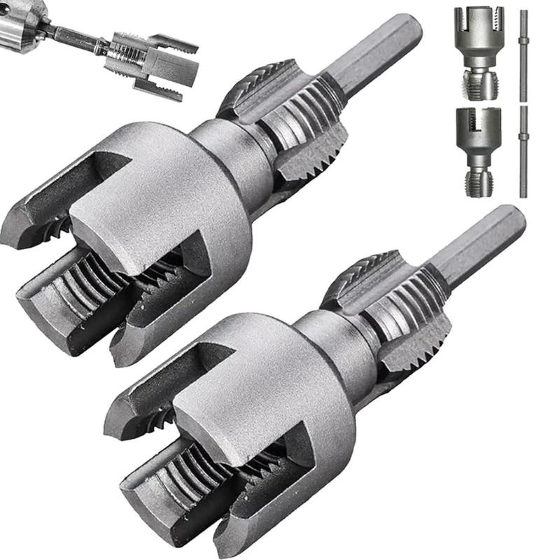 1セットパイプねじ切り工具一体型内外管ねじ切り工具電動ドリル - Pipe Threading Machine のレビューと価格