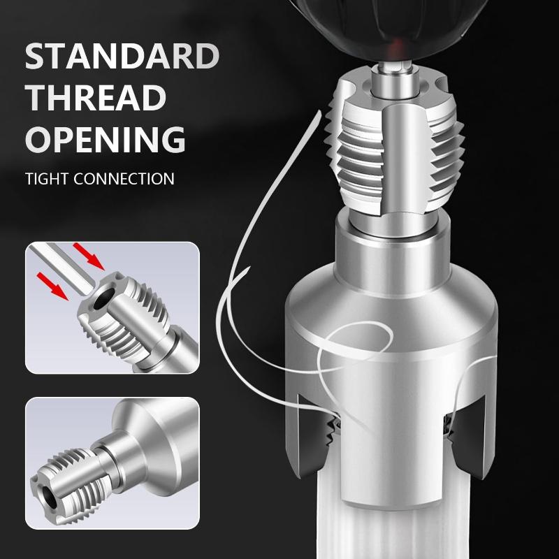1セットパイプねじ切り工具一体型内外管ねじ切り工具電動ドリル - Pipe Threading Machine のレビューと価格
