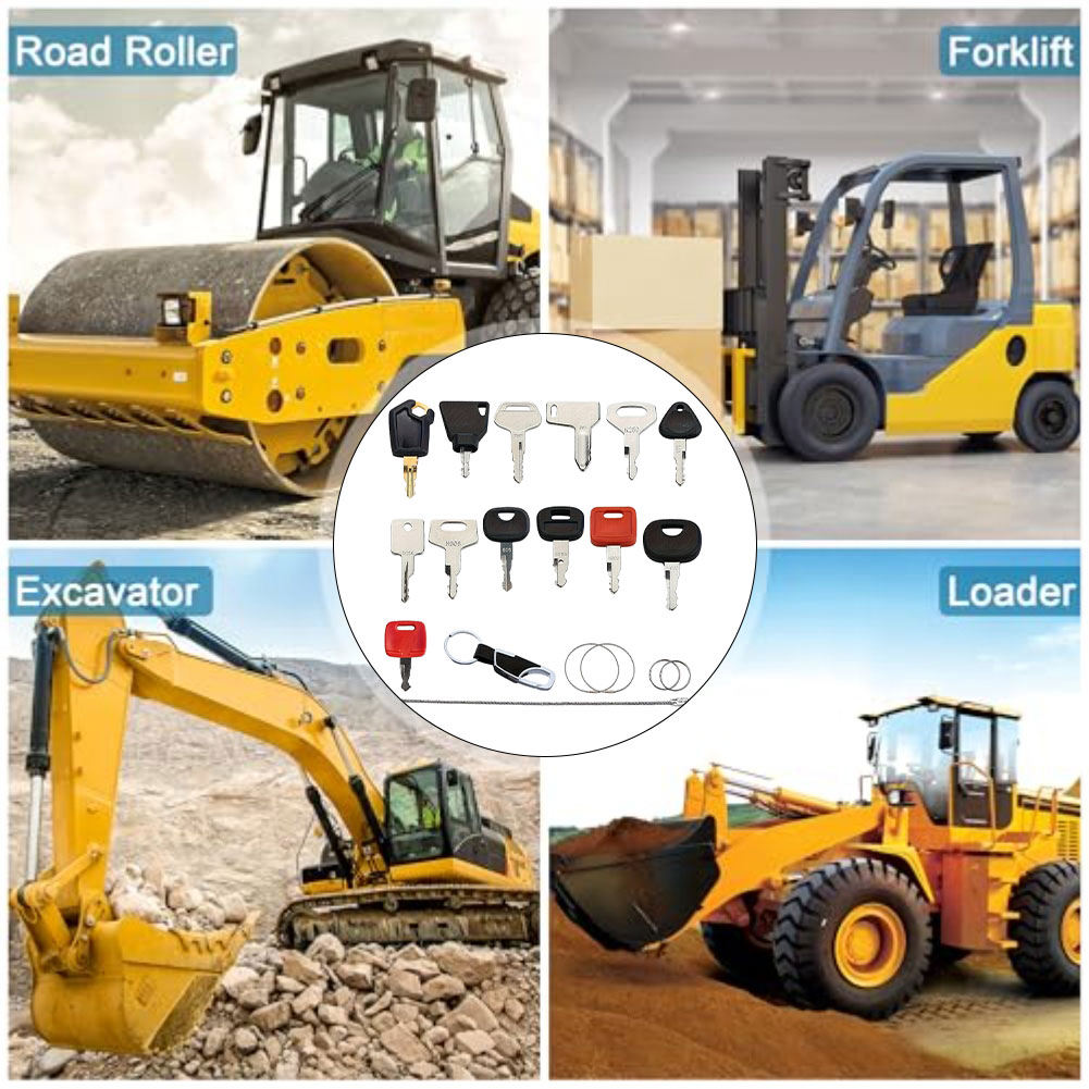 13個入り 建設機械 トラクター・掘削機用 イグニッションキ - Heavy Equipment Keys Master Set のレビューと価格