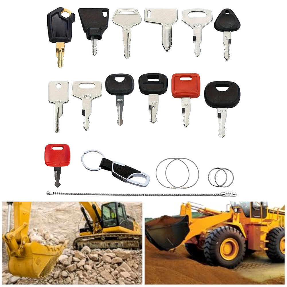 13個入り 建設機械 トラクター・掘削機用 イグニッションキ - Heavy Equipment Keys Master Set のレビューと価格