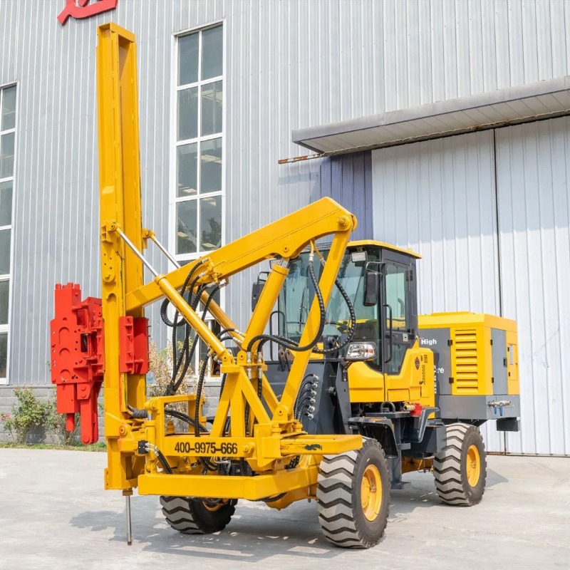 太陽光発電所建設現場用ヘビーデューティー油圧スクリューパイル - Heavy Equipment For Construction のレビューと価格