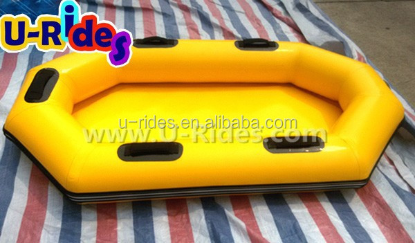 大型黄色二層式二人乗り川用ラフト、インフレータブルラフティン - Heavy Equipment Yellow のレビューと価格