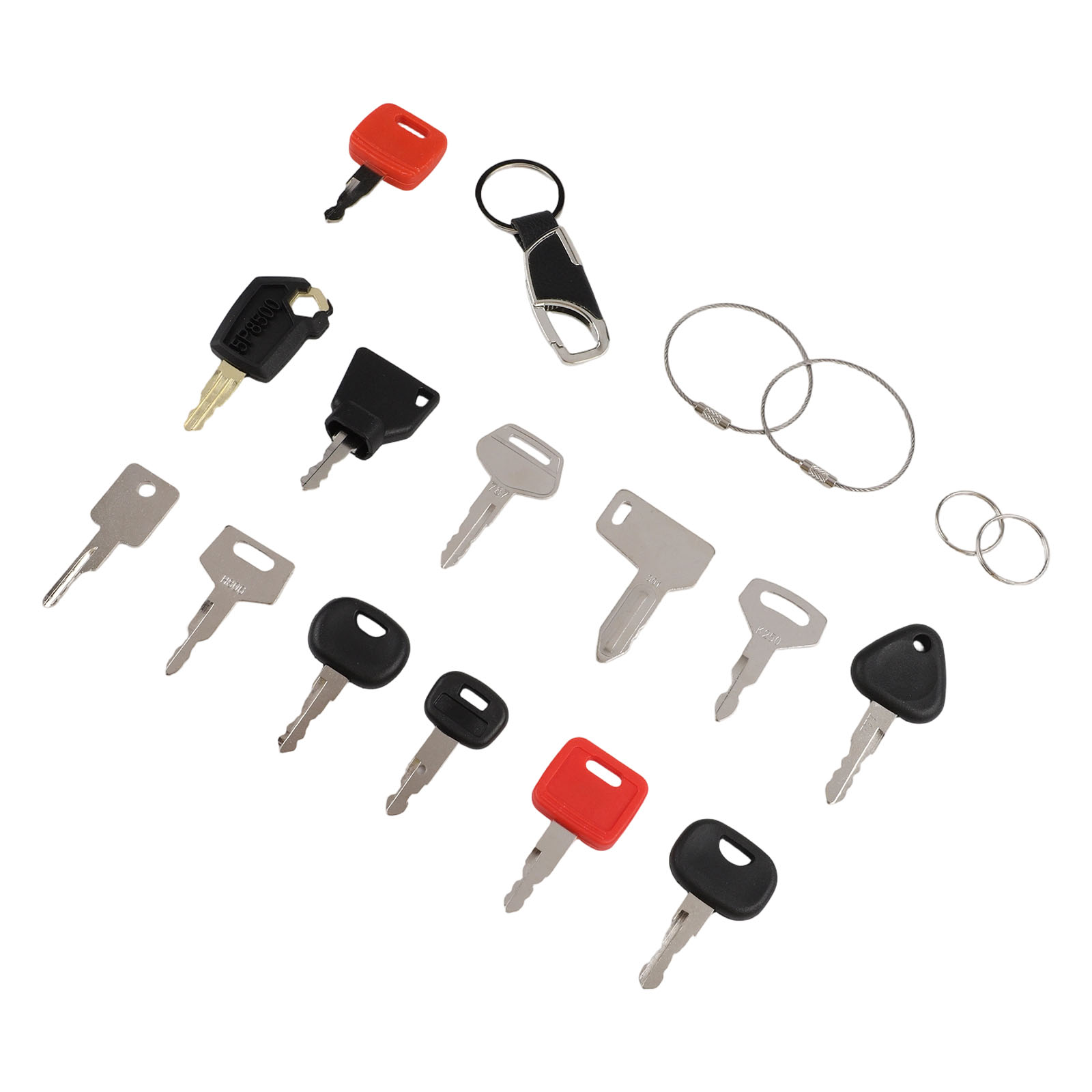 13個のイグニッションキーセット、建設機械、トラクター、掘削 - Heavy Equipment Keys Master Set のレビューと価格