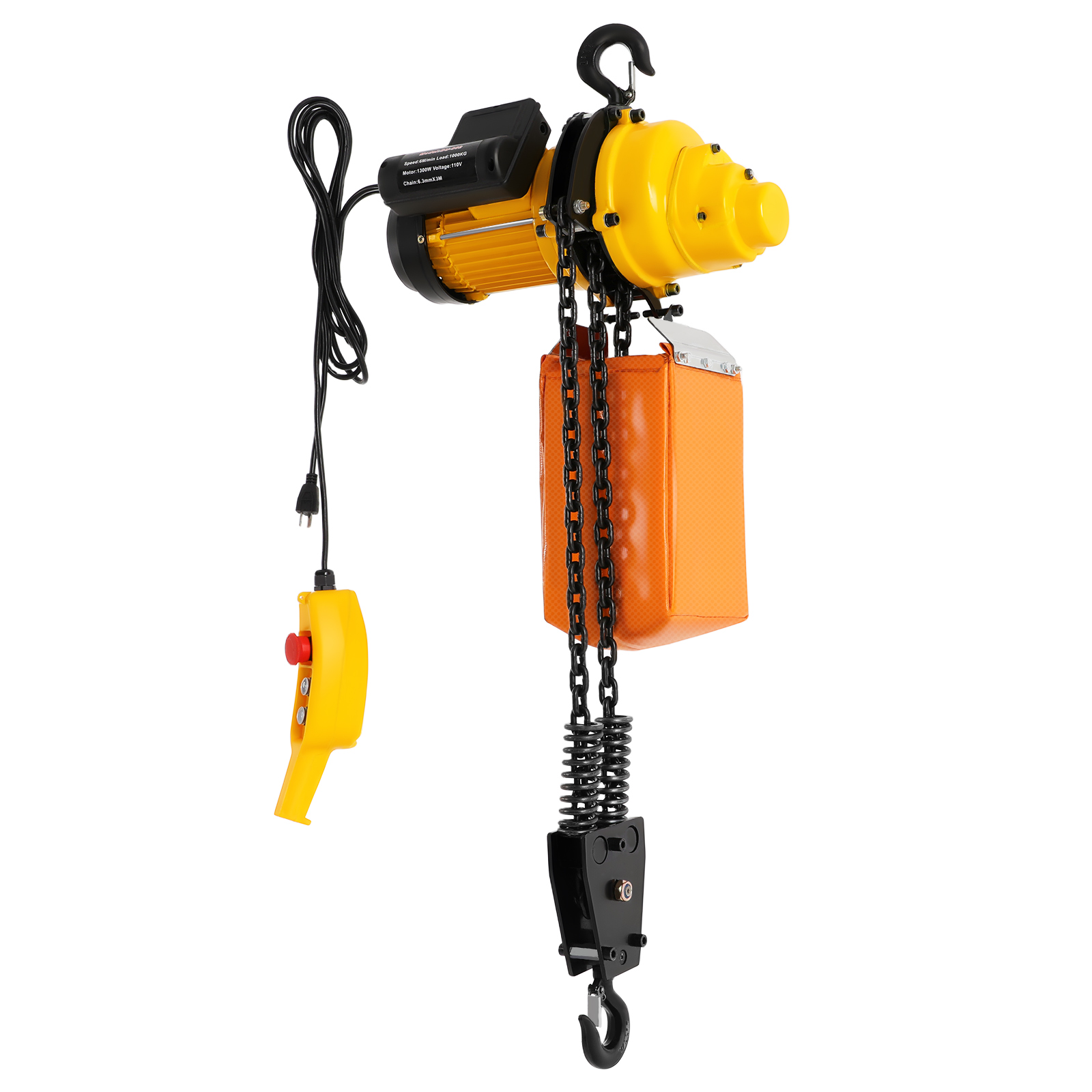 110V電動チェーンホイスト、揚程10フィート、ダブルチェー - Electric Chain Hoist のレビューと価格