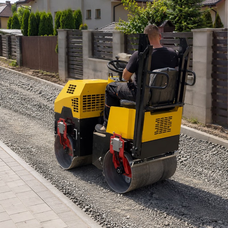 ダブルドラム振動式ロードローラーコンパクタヘビーデューティー - Heavy Equipment For Construction のレビューと価格