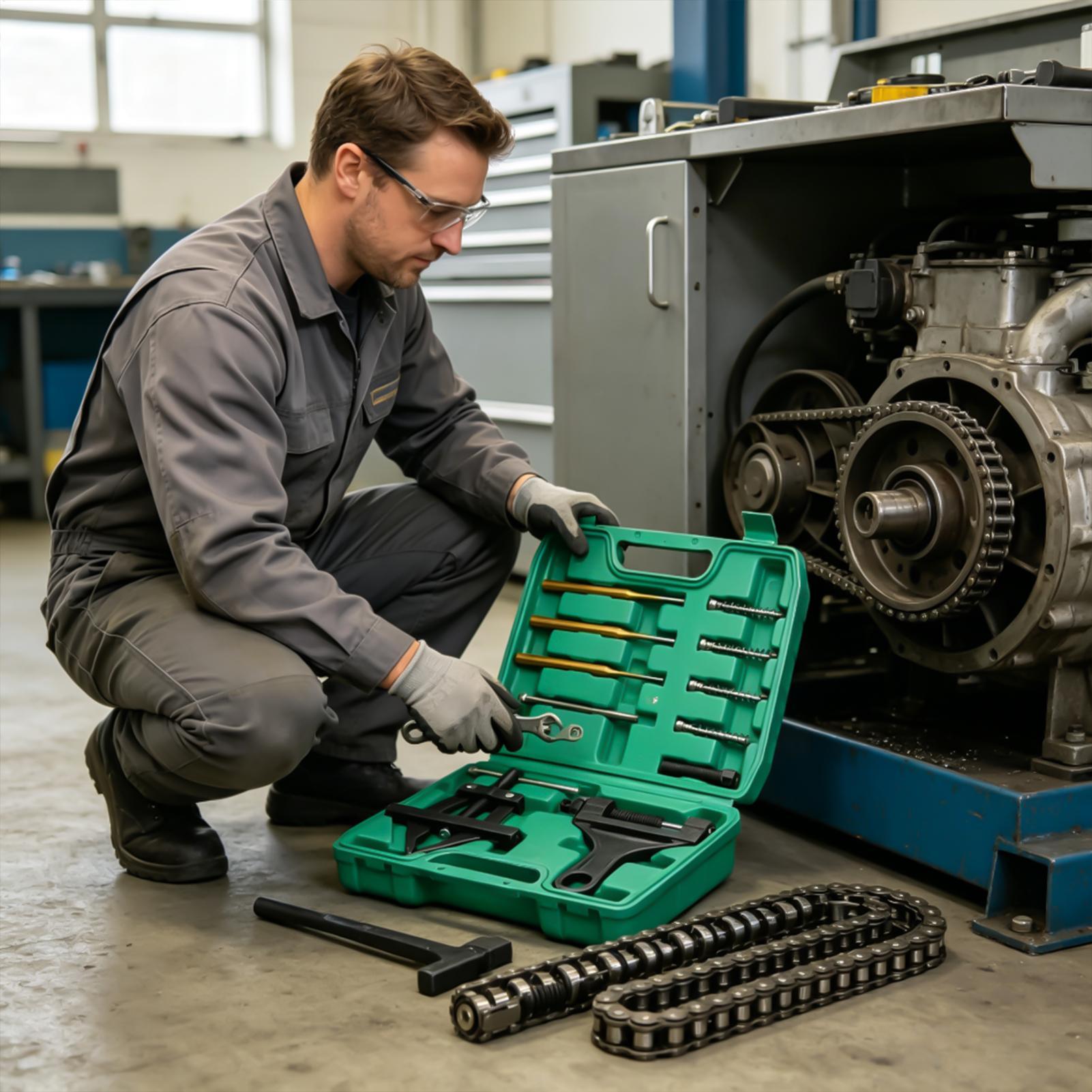 ローラーチェーンブレーカーツール 60-200 ヘビーデュー - Heavy Equipment Breaker のレビューと価格