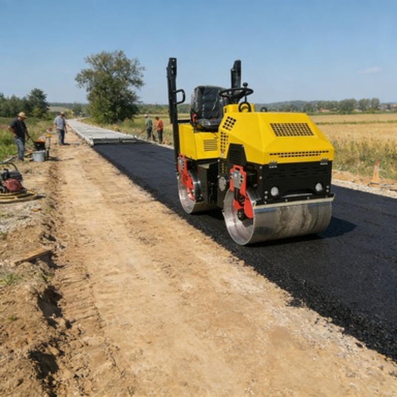 単胴振動式ロードローラー重機、土壌・アスファルトローラー建設 - Heavy Equipment For Construction のレビューと価格