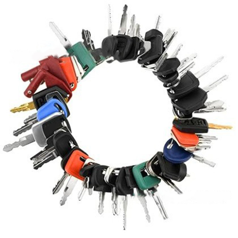 50個の重機キー マスターセット 建設機械イグニッションキー - Heavy Equipment Keys Master Set のレビューと価格