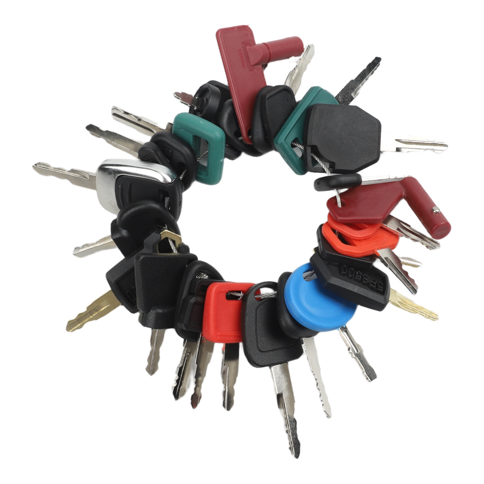 50個入り機器用イグニッションキーセット、金属製建設機械キー - Heavy Equipment Keys Master Set のレビューと価格