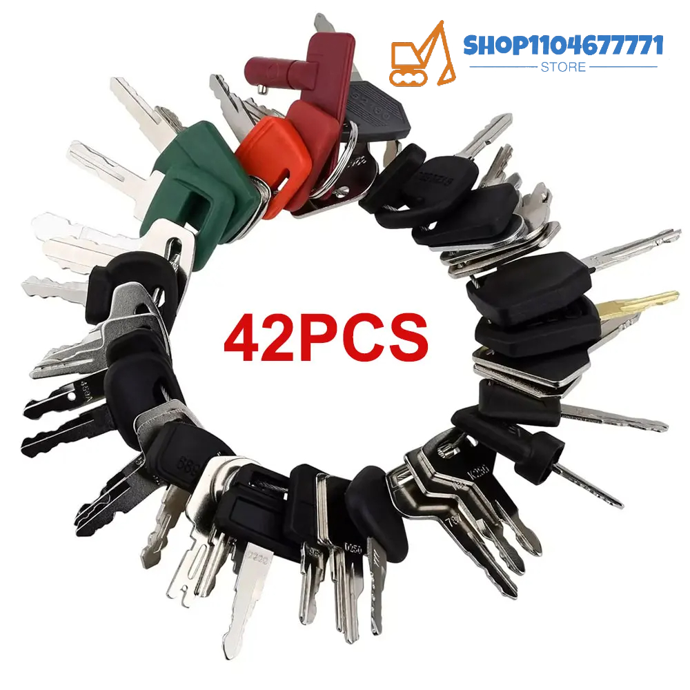 42 キー重機建設点火キー用キャタピラ Jcb ヤンマーコベ - Heavy Equipment Keys Master Set のレビューと価格