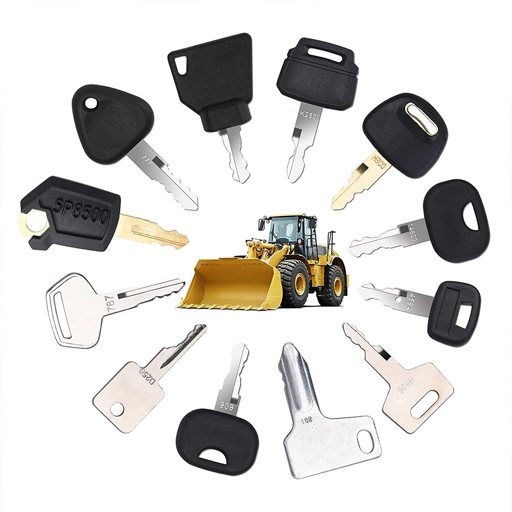 12 個重機建設点火キーセット機械キー農業 + 重機械 Ca - Heavy Equipment Keys Master Set のレビューと価格