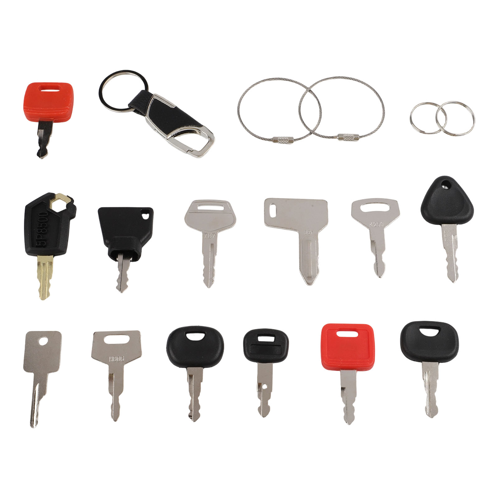 13個/セット 建設機械 トラクター・掘削機用イグニッション - Heavy Equipment Keys Master Set のレビューと価格