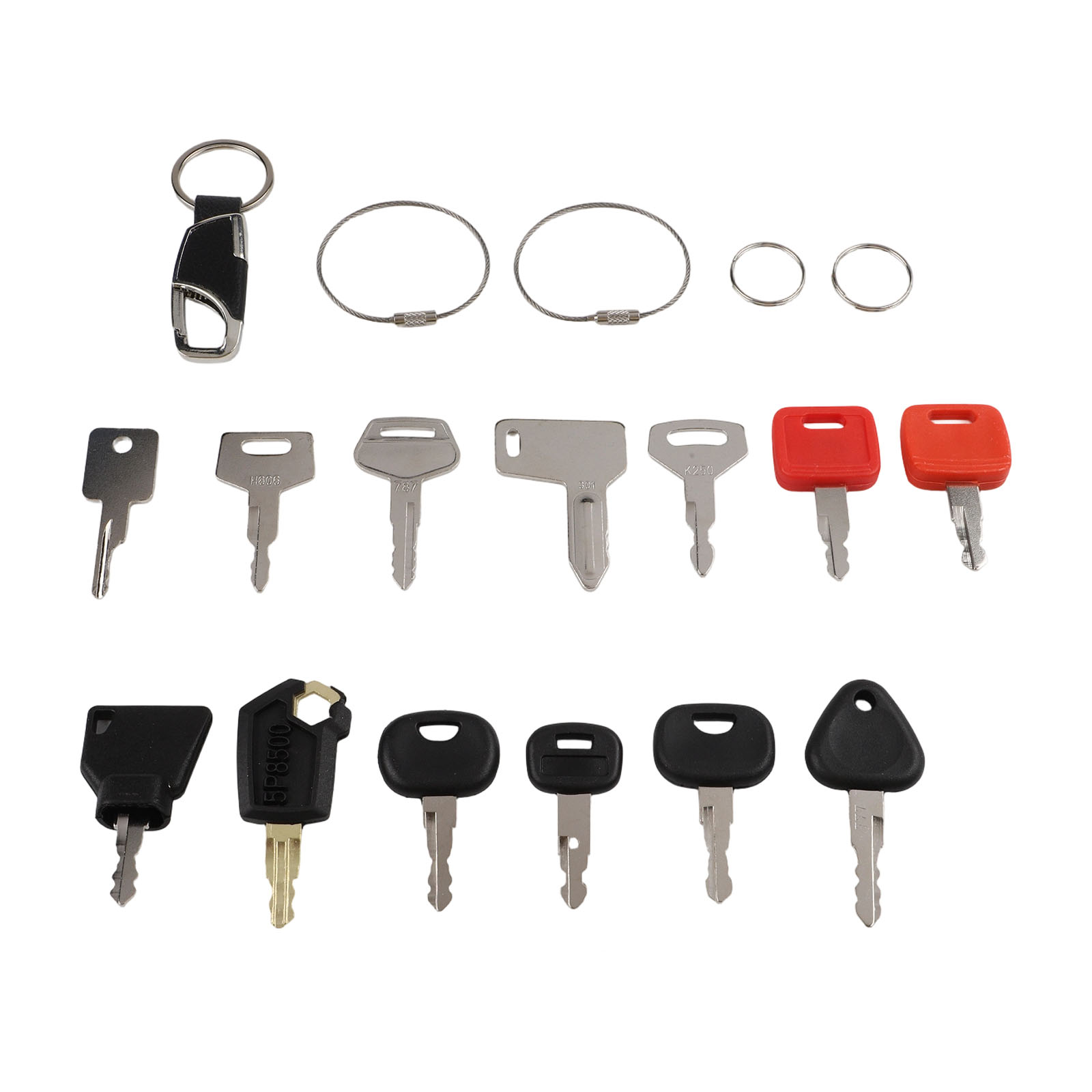 13個/セット 建設機械 トラクター・掘削機用イグニッション - Heavy Equipment Keys Master Set のレビューと価格