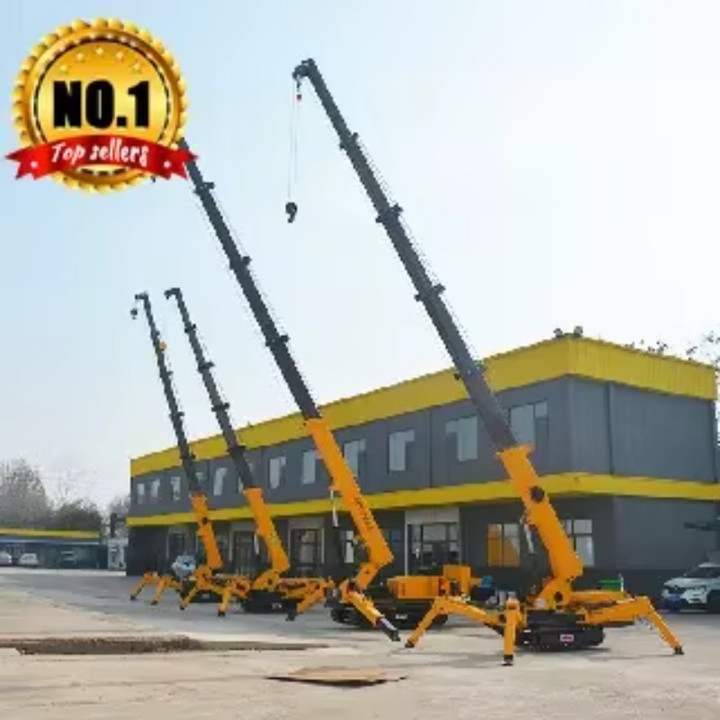 8T油圧スパイダークレーンヘビーデューティーミニクローラーク - Heavy Equipment For Construction のレビューと価格