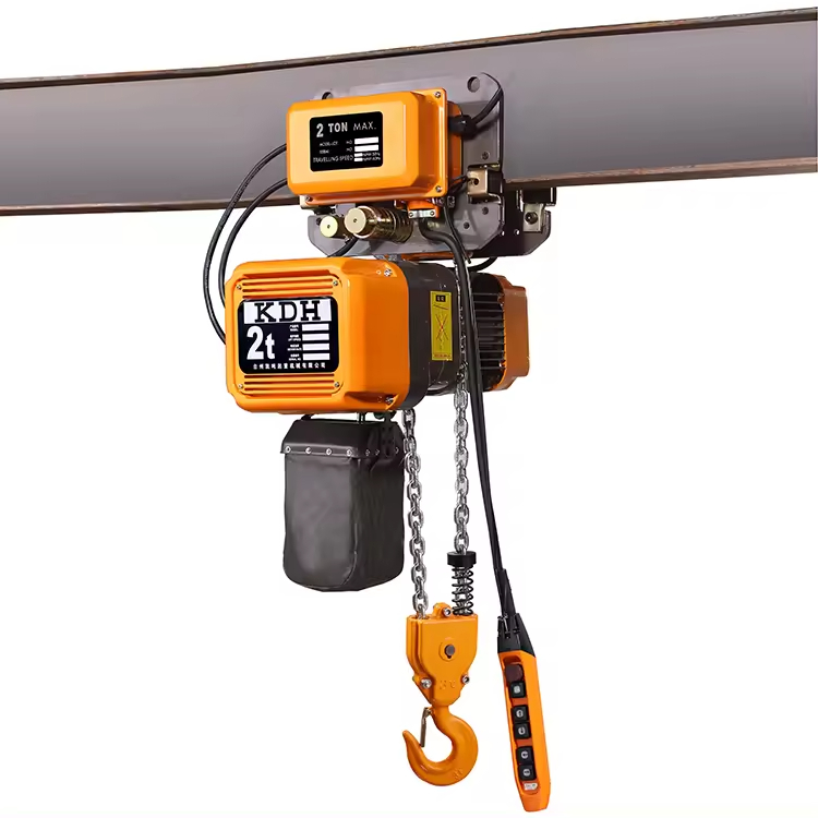 2トン2000kg 1相220V電動ワイヤーロープミニクレー - Electric Chain Hoist のレビューと価格