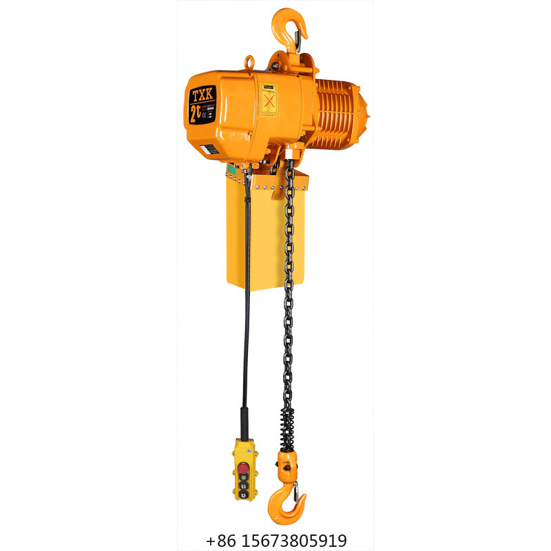 中国製卸売TXK単速1トンフック式電動チェーンホイストリフテ - Electric Chain Hoist のレビューと価格