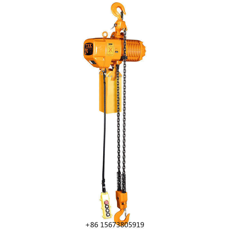 中国製卸売TXK単速1トンフック式電動チェーンホイストリフテ - Electric Chain Hoist のレビューと価格